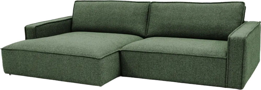 Grünes Sofa als Illustration für Traummöbel